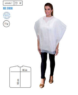 Bolsa 15 capas un solo uso, cierre lazo REF. 51836