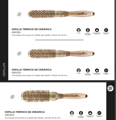 CEPILLO TÉRMICO DE CERÁMICA 