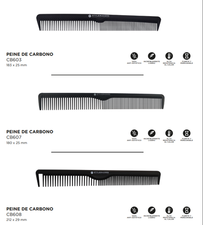 PEINE DE CARBONO Stylmaker