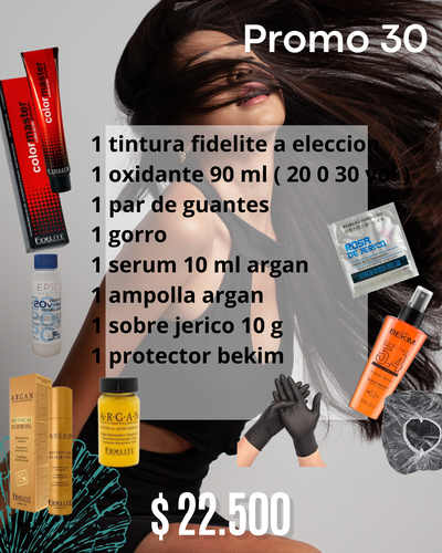 promo 30- kit tinte completo