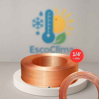 ROLLO DE COBRE 1/4 x 1 Mt