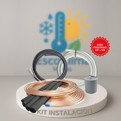 Kit de Instalacion 6000 Frigorias Equipo: 3/8 + 5/8