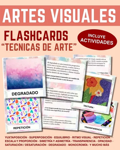 FLASHCARDS DE ARTES VISUALES – NIVEL SECUNDARIO