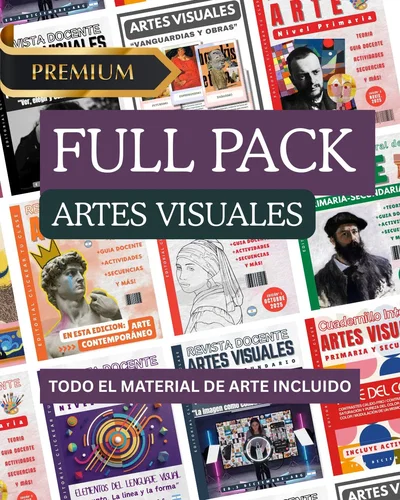 FULL PACK DE ARTES VISUALES- TODO EL MATERIAL DE ARTE INCLUIDO