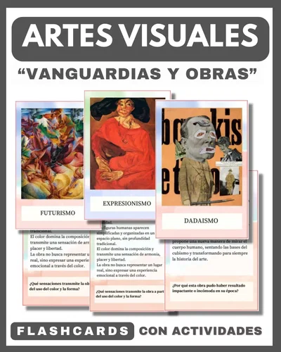 Flashcards de Artes Visuales – Vanguardias y Obras