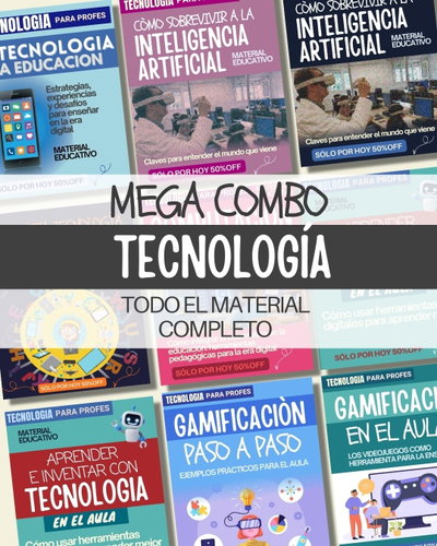 MEGA COMBO TECNOLOGÍA - TODO EL MATERIAL COMPLETO PARA ENSEÑAR 