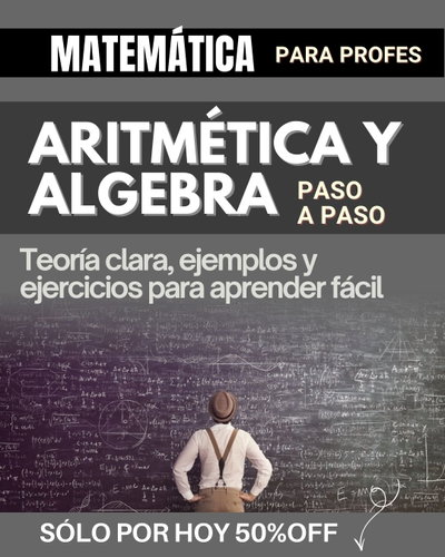 E-BOOK ARITMÉTICA Y ÁLGEBRA PASO A PASO 