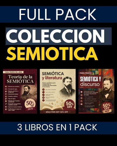FULL PACK – COLECCIÓN SEMIÓTICA x 3