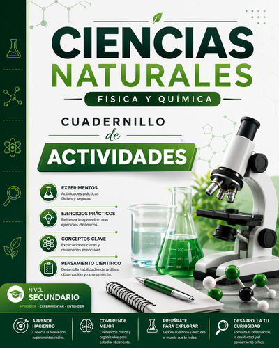 Cuadernillo de Ciencias Naturales – Física y Química- Con actividades