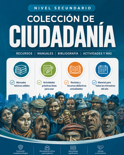 COLECCIÓN CIUDADANÍA – Manuales, Cuadernillos, Revistas y Actividades (Edición Completa)