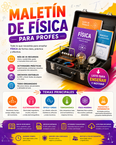 MALETÍN DE RECURSOS DE FÍSICA SECUNDARIA&nbsp;