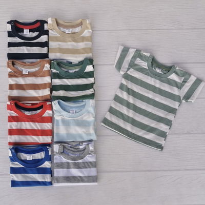 Remera Rayada de Algodón