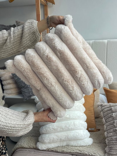 Almohadon Piel x 2 Beige