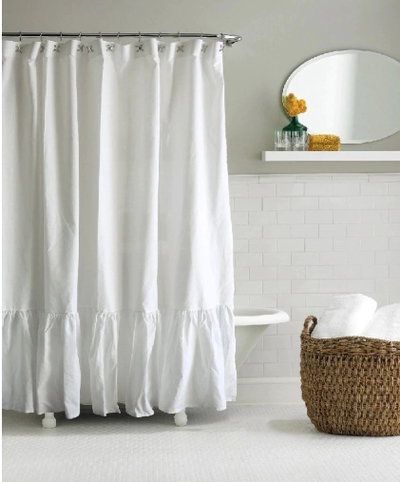Cortina baño Tusor con volado