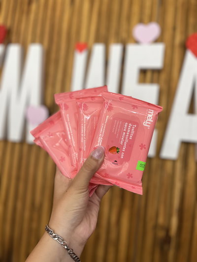 TOALLITAS DESMAQUILLANTE MELY X3