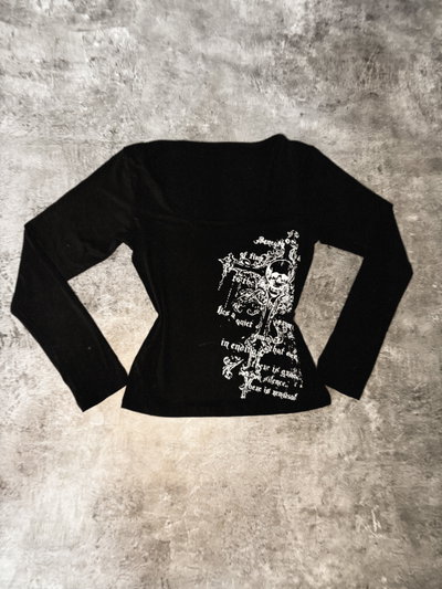 longsleeve calavera ♰༄