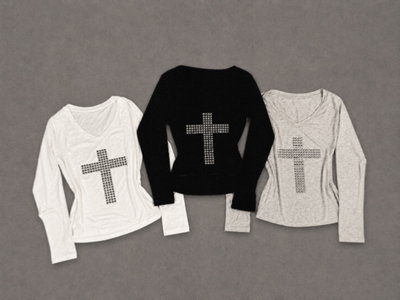 longsleeve cruz tachas 🖇️