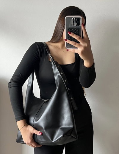 Tote bag BOHO (negro)