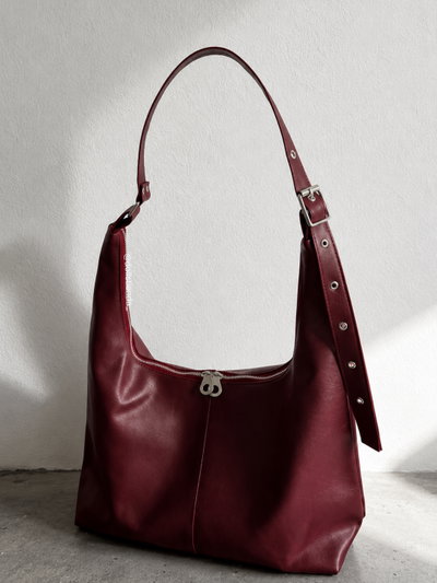nuevo cierre- TOTE BOHO (bordó)