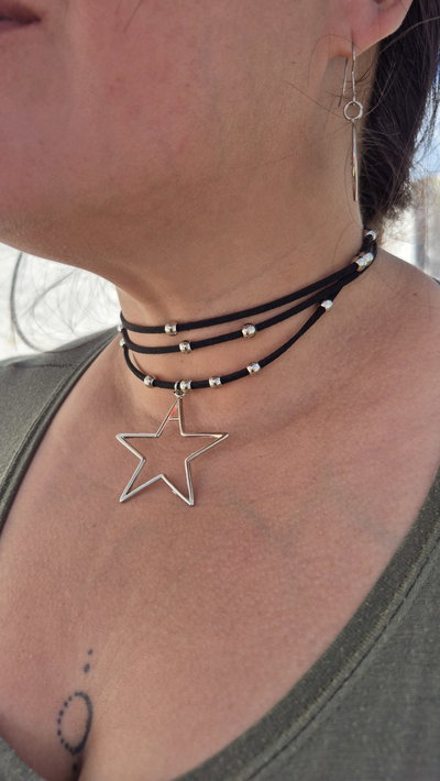 Collar estrella grande 