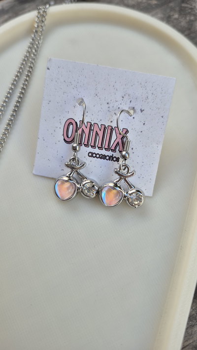 Aros cereza corazón 