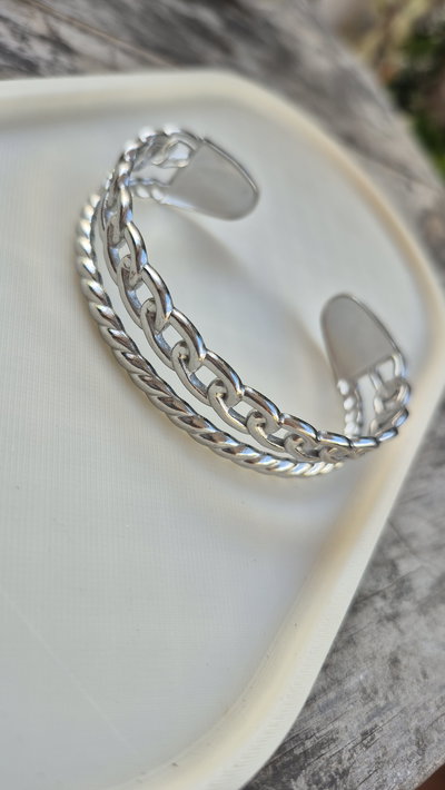 Esclava doble - Acero quirúrgico 