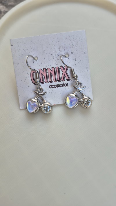 Aros cereza corazón 