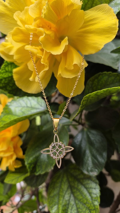 Cadena nudo de bruja - Acero quirúrgico 