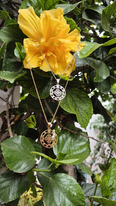 Cadena nudo de bruja redondo - acero quirúrgico 