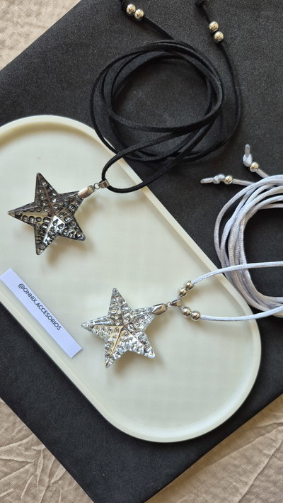 Choker Estrella de vidrio 