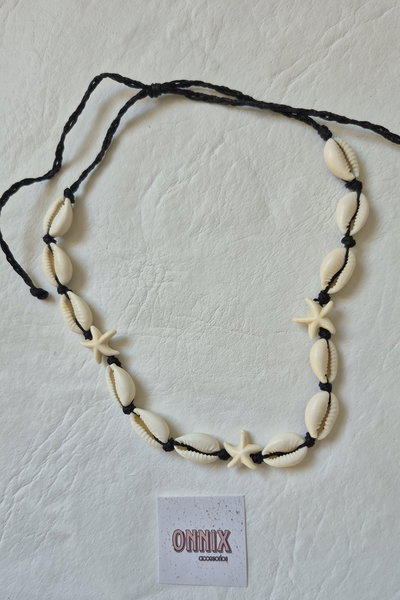 Collar caracoles + estrellas 