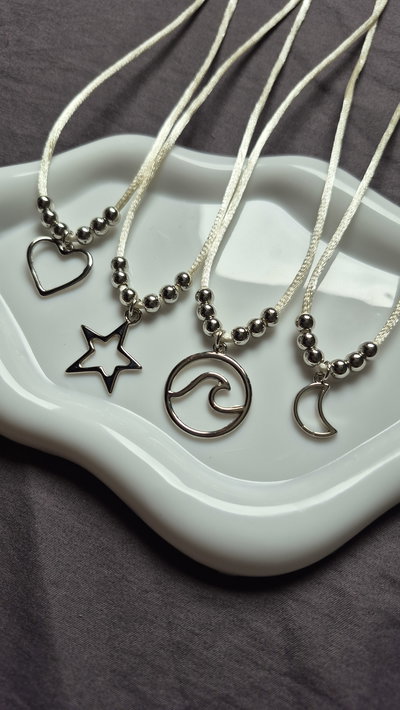 Chokers simple - Hilo de seda 