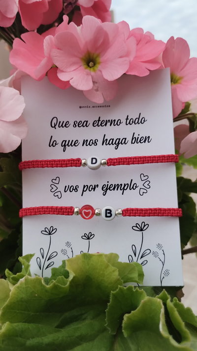 Pulseras para compartir 