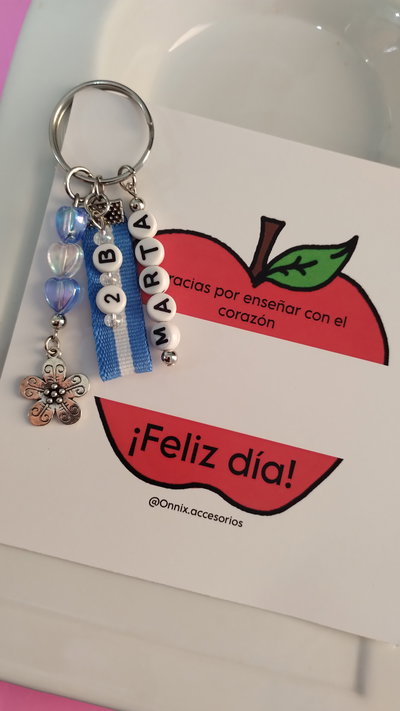 Llaveros día del maestro 