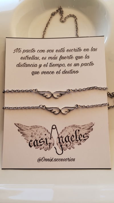 Pulsera/collar casi angeles 