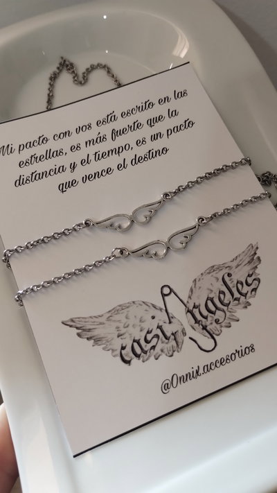 Pulsera/collar casi angeles 