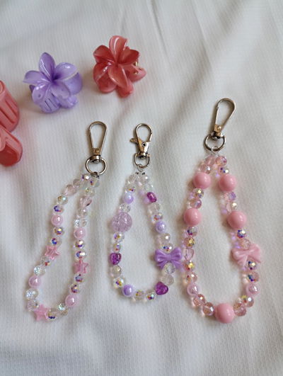 Llaveros con cristales simples