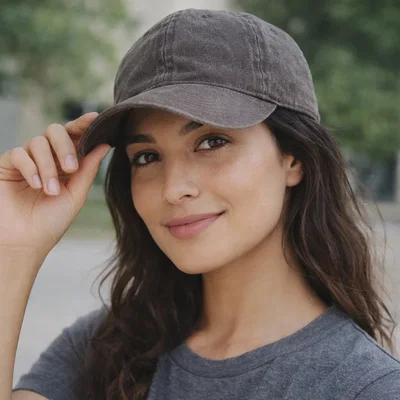 Gorra Vintage Marrón 