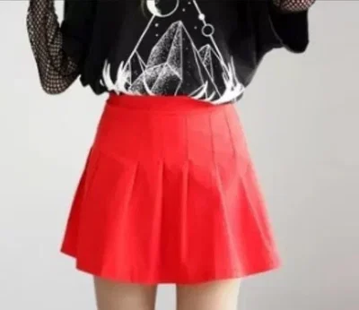 Pollera Bengalina Roja 