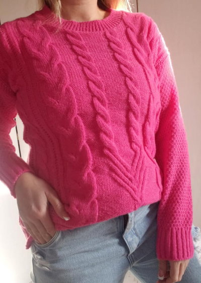 Sweater Lana Frizz Fucsia 