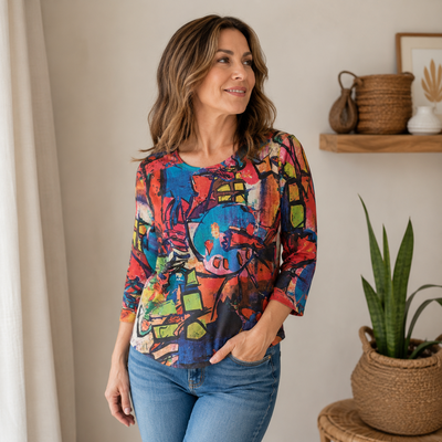 Sweater Lanilla Estampado 