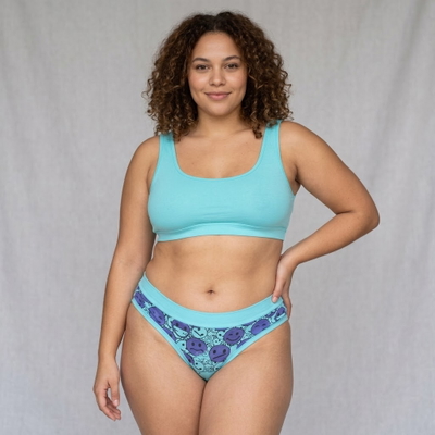 Culotte Encaje Turquesa 