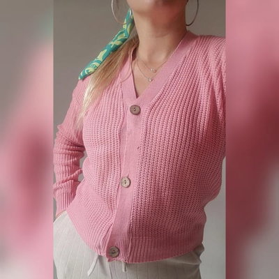 Cardigan Rosa Viejo 