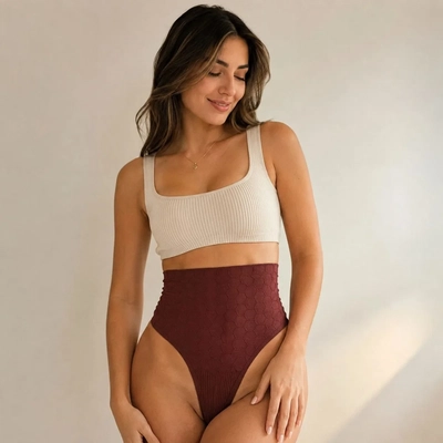Faja Less Microfibra Marrón 
