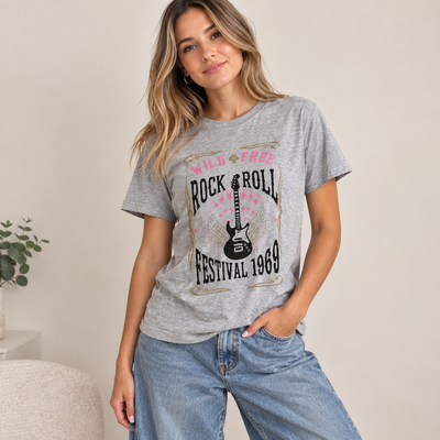 Remera Gris Rock 