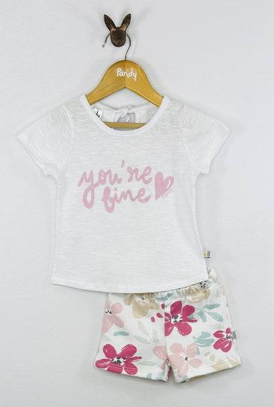 Conjunto beba flores fine - 25584