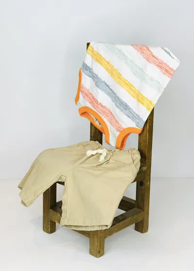Remera bebe manga cero rayada - 25566