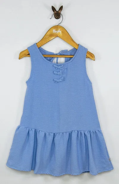Vestido nena moñitos - 25755