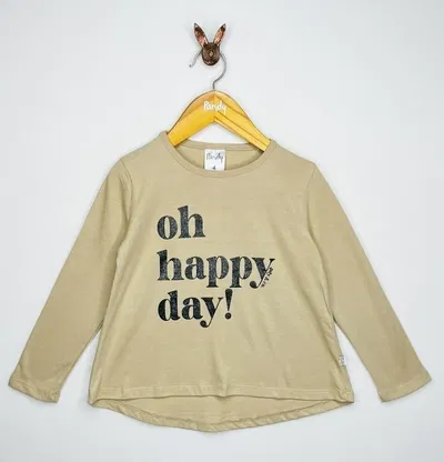 Remera Nena lisa con estampa - 22208