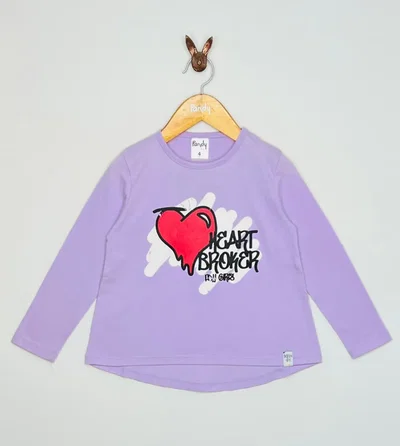 Remera nena panchi heart - 23221